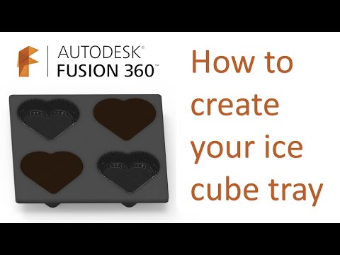 How To Model An Ice Cube Tray in Fusion 360 | Tutorial