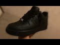 HOW TO LACE BLACK AIR FORCES