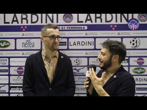 11a Giornata: Lardini Filottrano - Il Bisonte Firenze 3-0. Coach Filippo Schiavo