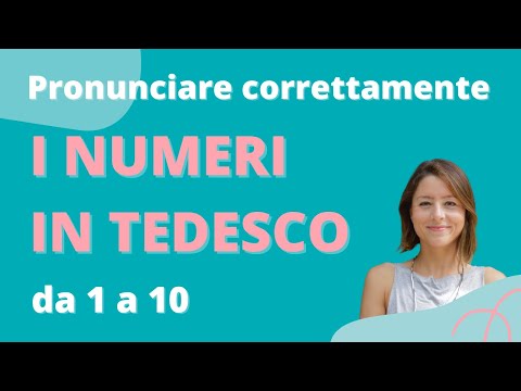 Pronounce the numbers 1 to 10 correctly in German I Learn German