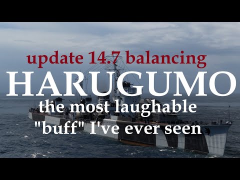 A World of Warships Review: Harugumo (14.7 balance changes)