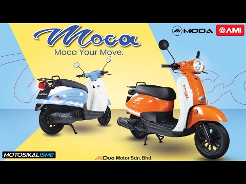 MODA MOCA 110cc RETRO INSPIRED SCOOTER NOW AVAILABLE IN MALAYSIA