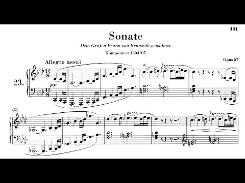 Ludwig van Beethoven - Piano Sonata No.23 in F minor Op.57, "Appassionata" (Moravec)