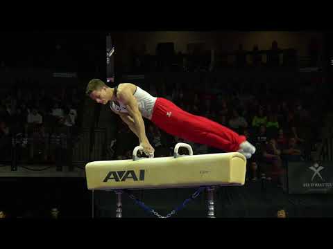 Philipp Herder (GER) - Pommel Horse - 2018 American Cup