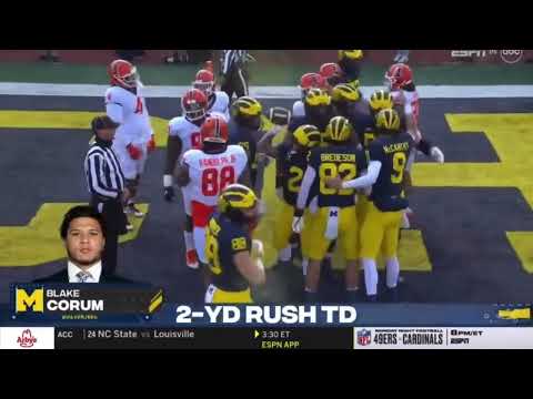 Illinois vs Michigan First Quarter Highlights | 2022 College Football | 11/19/2022