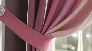 Комплект штор «Фриони (ягодный)» — видео о товаре