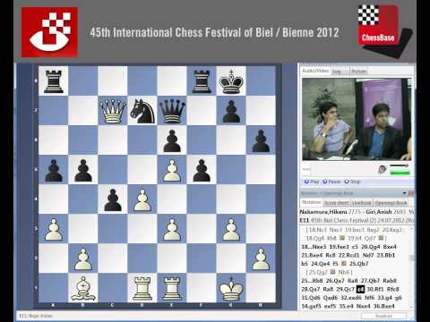 Hikaru Nakamura - Anish Giri Biel Chess Festival 2012 Round 2 Analysis