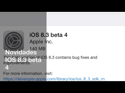 Novidades no IOS 8.3 beta 4