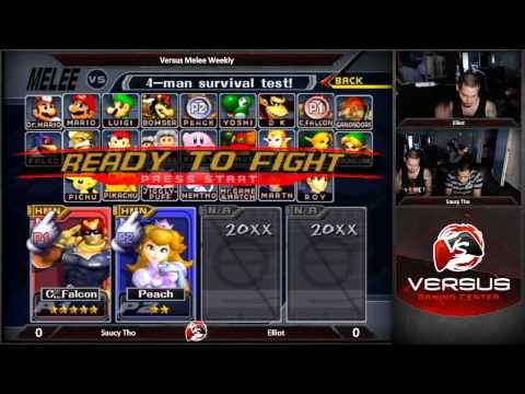 7/12/15 Versus Weekly Melee - Elliot (Peach) vs Saucy Tho (Captain Falcon)