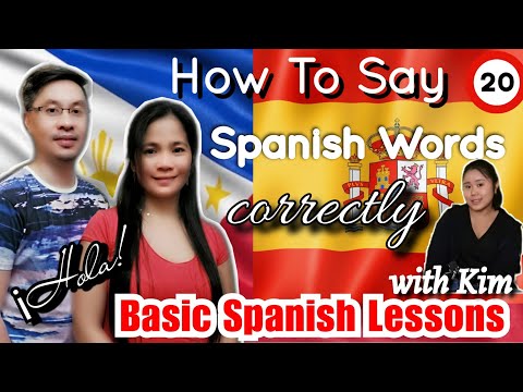 LEARN SPANISH 20 | How to Pronounce Spanish Words Correctly