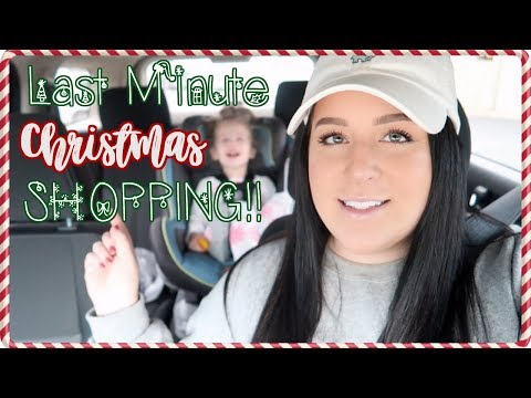 LAST MINUTE CHRISTMAS SHOPPING!! | Vlogmas 2017