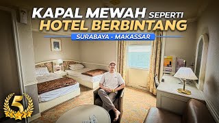 Download lagu KAPAL MEWAH SEPERTI HOTEL ‼️ Surabaya - Makassar Naik Kapal Km Dharma Kencana VII mp3