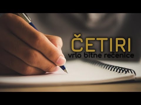 ČETIRI VRLO BITNE REČENICE || mr. Hajrudin Ahmetović