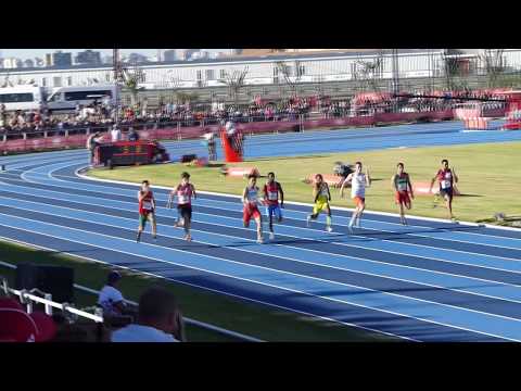 100 m-es fiú síkfutás 3. időfutam (lassítva)