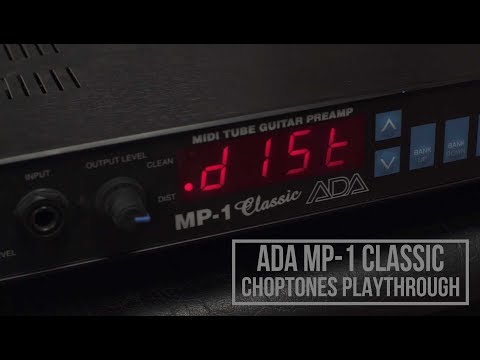ADA MP1 Classic v.1.00  - Playthrough Demo (80's Guitar Rack Preamp)
