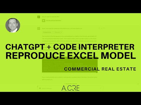 AI in Action: Recreating an Excel Financial Model with ChatGPT and Code Interpreter