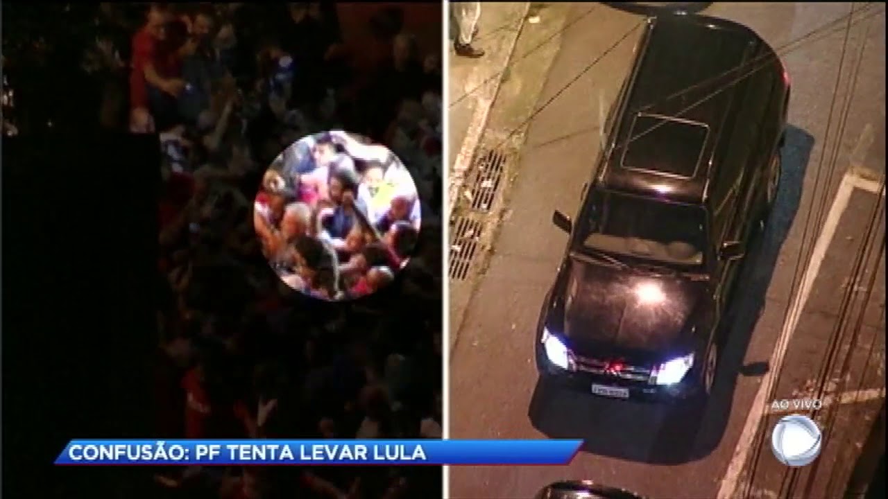 Lula deixa sindicato no ABC escoltado pela Polícia Federal