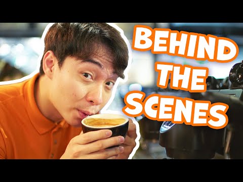 BEHIND THE SCENES of Uncle Roger Work at Coffee Shop