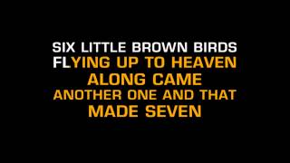 Children's Song - One Little Brown Bird (Karaoke)