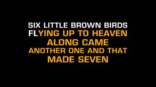 Children's Song - One Little Brown Bird (Karaoke)