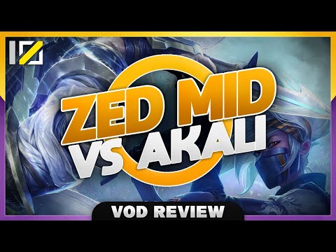 VOD Review: Zed Mid (Silver) - Mcbaze | League of Legends