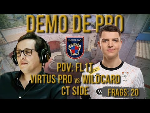 [PT] CS 2 -  zorlaK Analisa: PoV FL1T - VIRTUS PRO vs WILDCARD - INFERNO (CT-SIDE) [Demo de Pro]