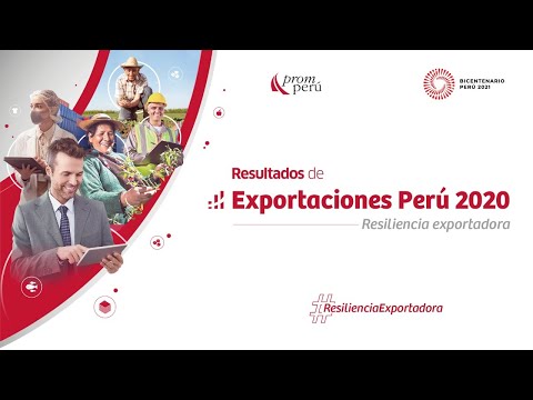 Resultados de Exportaciones de Perú 2020, video de YouTube