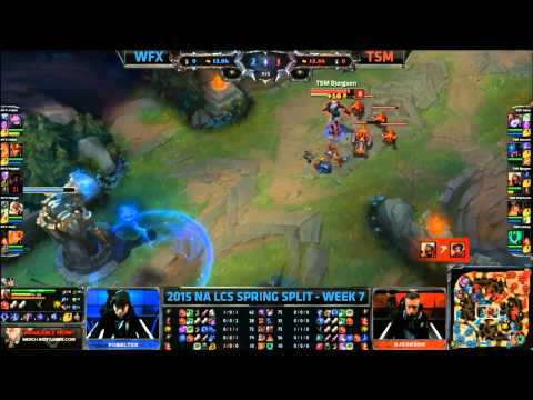Bjergsen Ridiculous Outplay Zed  - WFX vs TSM Game 2 (NA LCS Spring 2015)