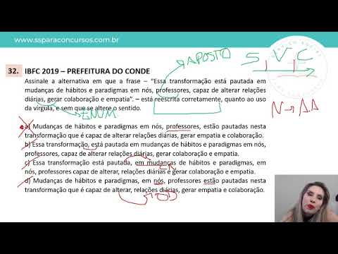 Língua Portuguesa | Questões comentadas IBFC