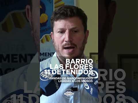 🚨 #URGENTE | Megaoperativo en Barrio Las Flores. 🚔🏗️