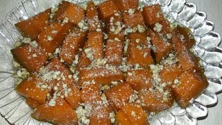 cevizli kabak tatlısı tarifi