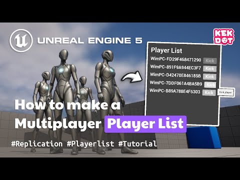How to make a Multiplayer Player List | Blueprint Replication Tutorial | Unreal Engine 5