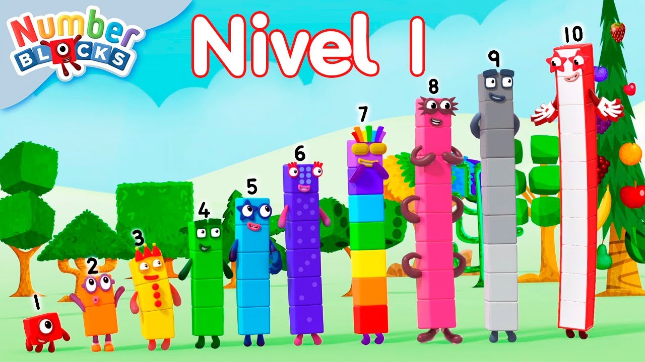 CREANDO NUMBERBLOCKS del 1 al 10 - NIVEL 1 | Aprende a contar | Numberblocks en Español