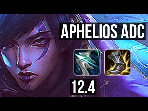 APHELIOS & Tahm Kench vs JHIN & Yuumi (ADC) | 8/0/5, 600+ games, Legendary | KR Diamond | 12.4
