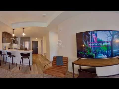 Check 1 Bedroom 1 Bathroom Apartment in Virtual Tour, Harrison Avenue, South End , Boston