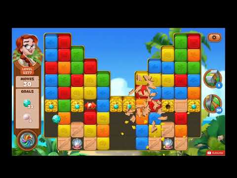 Lost Island Blast Adventure Level 1577 NO BOOSTERS - A S GAMING ✔