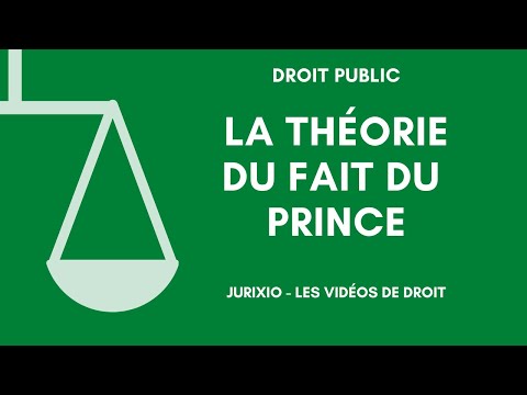 The theory of the act of the prince in administrative law (the administrative contract) - Law course