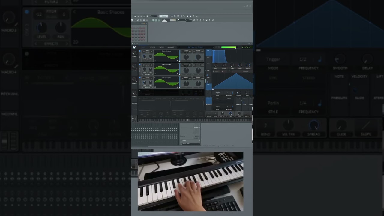 Random Sunday, I'm just messing with Vital Synth.... Take my breath away 😅 #shorts