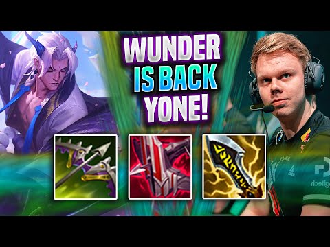 WUNDER YONE IS BACK! - FNC Wunder Plays Yone TOP vs Vayne! | Preseason 2022