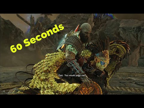 Destroyed Gna In 1 minute - God Of War Ragnarok