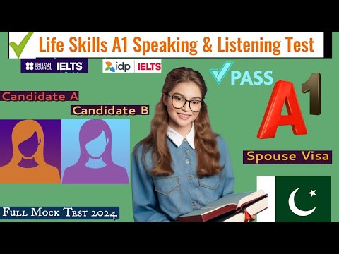 Life Skills A1 IELTS UKVI Spouse Visa Test||Speaking & Listening|| Recent Topics 2024