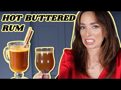 TASTING HOT BUTTERED RUM FOR THE FIRST TIME / Warm Winter Christmas Festive Drinks | Ciara O Doherty