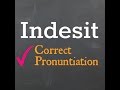 How To Pronounce Indesit Correct Italian Pronunciation Of Indesit