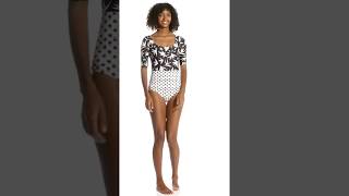 Download lagu Seea Ebon Zuma Long Sleeve One Piece Swimsuit | SwimOutlet.com mp3