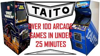 Over 40 70s Taito Arcade Games In Under 25 Minutes