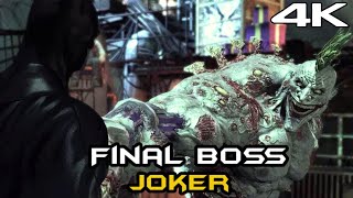 Batman Arkham Asylum PS5 | Titan Joker Final Boss Fight and Ending | 4K 60FPS