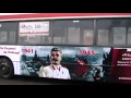 Автобус Победы с изображением Сталина в Перми 