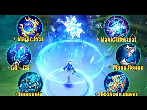 EUDORA FULL BLUE BUILD DESTROYED ENEMY WITH HIGH DAMAGE AND CD | Mlbb