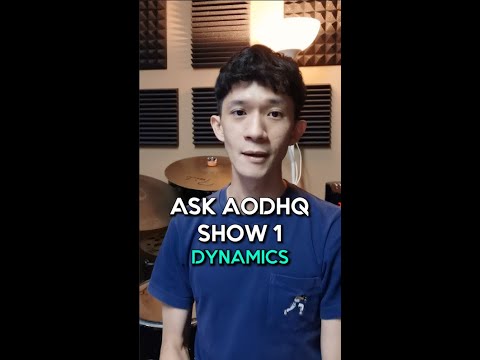 Ask AODHQ 1 - How to improve your dynamic control on the drums