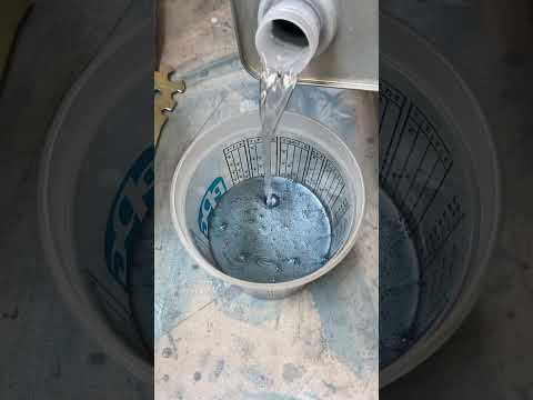 Mixing paint, watch the metallic flake come alive. #carpaint #paintyourcar #mixingpaint
